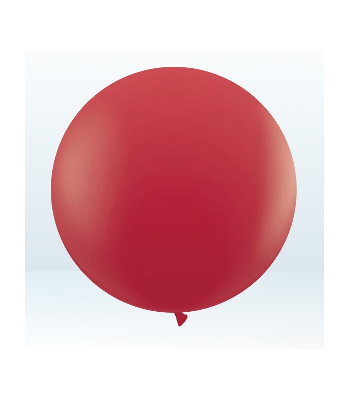 5 palloncini giganti in lattice rossi